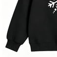 thumbnail image 5 of Girls Snowflake Print Crewneck Sweatshirt, Soft Long Sleeve Pullover Top for Kids, Casual Winter Fleece Lined Sweater Shirt for School Daily Wear, 5 of 6
