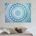 thumbnail image 4 of GOSMITH  Turquoise Wall Decor Mandala Tapestry Blue Teal Wall Hanging Tapestries for Bedroom Yoga Beach (Turquoise), 4 of 7