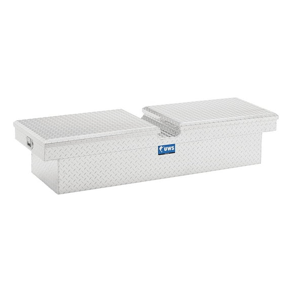 UWS EC10061 Gull Wing Tool Box for Truck (69 Inch Crossover Tool Box - Bright Aluminum)
