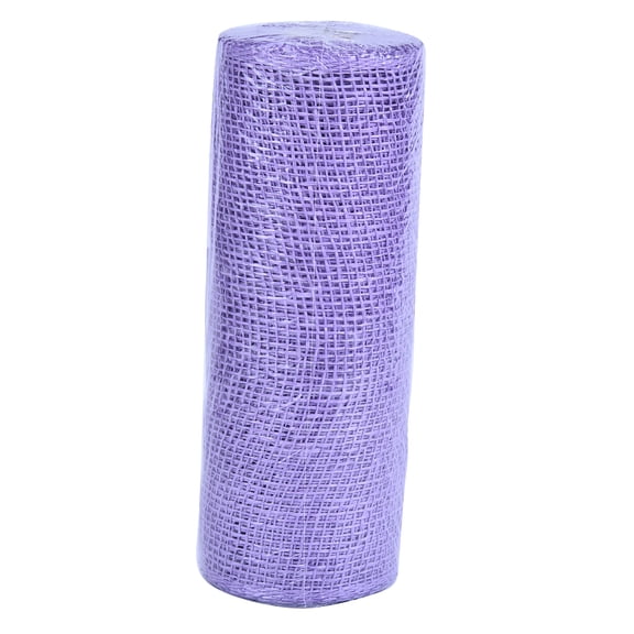 12 Pack: 10" x 19ft. Purple Poly Burlap Mesh by Celebrate It