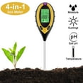 thumbnail image 1 of Probador de plantas 4 en 1, medidor de PH, luz solar, temperatura, medición de humedad, dispositivo de medición del valor de PH para plantas, jardín, granja, interior, exterior, 1 of 8