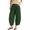 Army Green, variant on Tqcoqu Women's Cotton Linen Pleated Pants,Button High Waist Loose Cropped Balloon Casual Trousers With Pockets For Spring Summer,Army Green Women's S-XXL