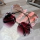 thumbnail image 4 of Gafas de sol de moda con diamantes de imitación, gafas de sol delgadas para mujer, gafas de estilo coreano a prueba de rayos UV a la moda, 4 of 5