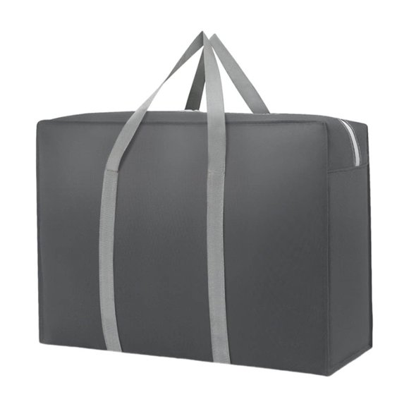 Bolsa de almacenamiento de viaje, bolsa de mudanza de gran capacidad, bolsa acolchada de tela no tejida, bolsa de lona portátil para ropa de cama, organizador de viaje plegable para mudanzas y