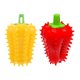 thumbnail image 1 of ColoMX 2 pelotas interactivas para perros con forma de chile, ideal para la dentición y la limpieza dental, dispensador de comida lenta., 1 of 7