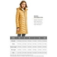 thumbnail image 6 of Orolay Women's Long Quilted Hooded Puffer Down Jacket, 6 of 6