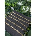 thumbnail image 6 of Curb Valentino Bracelet for Everyday Wear Use Gold Filled 5.75" INCH 2.8mm Gifts, 6 of 7