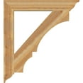 thumbnail image 3 of Ekena Millwork 6"W x 44"D x 48"H Balboa Traditional Rough Sawn Bracket, Western Red Cedar, 3 of 4