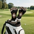 thumbnail image 3 of Yuyamidu Aztec Western Geometric Golf Head Covers, Tribal Golf Club Covers Driver Headcovers, Fairway Woods Head Covers, Hybrids Headcover for Golf Gifts, 3 of 7
