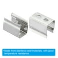 thumbnail image 4 of Unique Bargains LED Strip Light Clips Mounting Bracket Fixing Clips with Screws for 4.8mm-6mm Light Cable Ribbon 100 Pack, 4 of 6