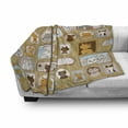 thumbnail image 3 of Cat Soft Flannel Fleece Blanket, Family Tree of a Kitty with Portraits Domestic Feline Characters Gallery Humor Design, Cozy Plush for Indoor and Outdoor Use, 70" x 90", Multicolor, by Ambesonne, 3 of 6