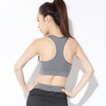 thumbnail image 2 of Ropa interior deportiva sin aros de acero, cómoda, resistente a los golpes, para correr, talla grande, sujetador deportivo sin aros de acero, chaleco de yoga, sujetador de fitness, 2 of 5