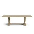 thumbnail image 5 of Furniture of America Aggate Solid Wood Dining Table in Rustic Natural Tone, 5 of 5
