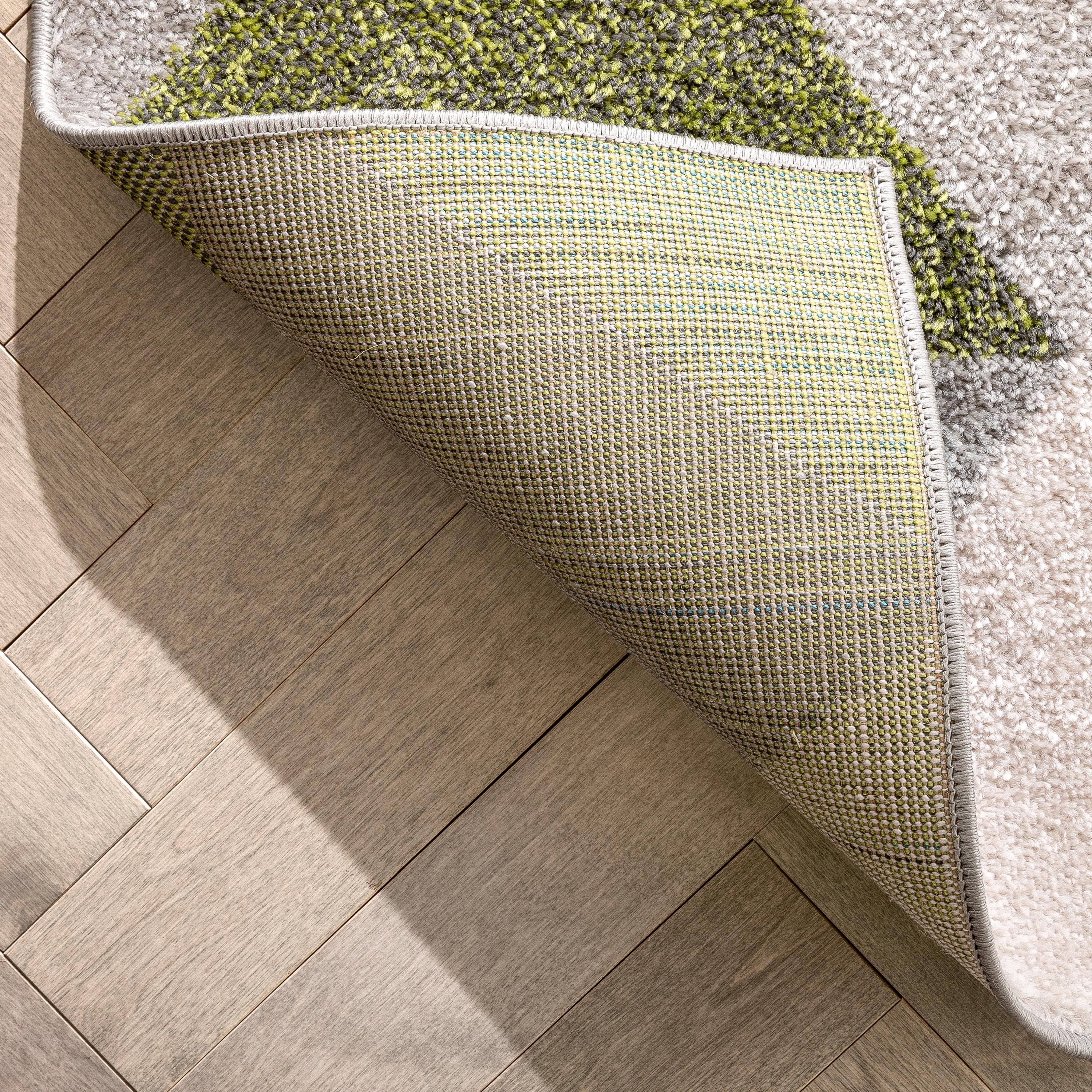 Well Woven Mystic Alvin Mid-Century Modern Geometric Green 9'3" x 12'3" Area Rug