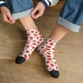 thumbnail image 3 of Pofeuu Strawberries Print 30cm Socks, Adult Running Hiking Socks for Youth and Adult, 3 of 7