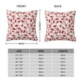 thumbnail image 2 of Pofeuu Red Football Print Double-sided plush pillowcase Square Throw Pillow Covers Pillows Cover for Living Room Bedroom Sofa Couch Cushion Cover（No pillow core）-26"x26", 2 of 7