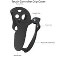 thumbnail image 4 of Controller Grip Cover, VR Controller Grip Cover Silicone Adjustable Washable Knuckle Straps  For Exploration Hall Black,Red,Light Grey,Blue, 4 of 8