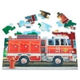 thumbnail image 4 of Melissa & Doug Fire Truck Giant Cardboard Floor Puzzle (36 Pcs), 4 of 9