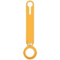 thumbnail image 4 of Leather Airtag Case for Apple AirTag, Keychain Case with Anti-Lost Key ring Protective Holder, Finder Items for Dogs, Keys, Backpacks - Yellow, 4 of 5