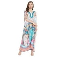 thumbnail image 1 of Gypsie Blu Women's Plus Size Kaftan Dresses for Women Long Maxi Dress, 1 of 7