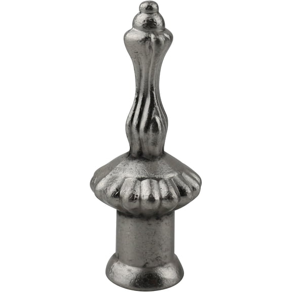 Urbanest Markington Lamp Finial – 2 Inch Tall, Brushed Nickel– Decorative Lamp Shade Finial for Table & Floor Lamps- 1 Piece