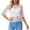 Z1White, variant on Trendfront Womens Sheer Mesh Short Sleeve T Shirts Crew Neck Cropped Tee Lightweight Breathable Athletic Yoga Summer Tops