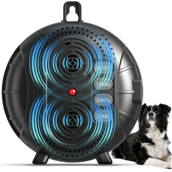 Anti Barking Device for Dogs, Rechargeable Ultrasonic Bark Box with 3 Adjustable Modes, Safe 35FT Dog Bark Deterrent Device & Dog Barking Silencer for Indoor and Outdoor Use