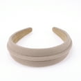 thumbnail image 5 of Unique Bargains 1 Pc Elegant Pure Color Headbands for Women Khaki, 5 of 6