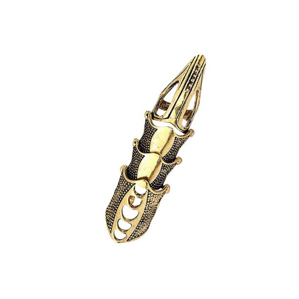 Anillos de mujer con estilo de Worallymy anillo de aleación gótico Punk para hombre armadura de garra anillo de dedo completo para articulación de nudillo Worallymy JD720007604