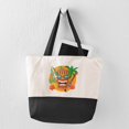 thumbnail image 5 of CafePress - Hawaii Tiki Surfing Ukulele - Two Tone, 100% Cotton, Zipper Tote Bag, 5 of 6