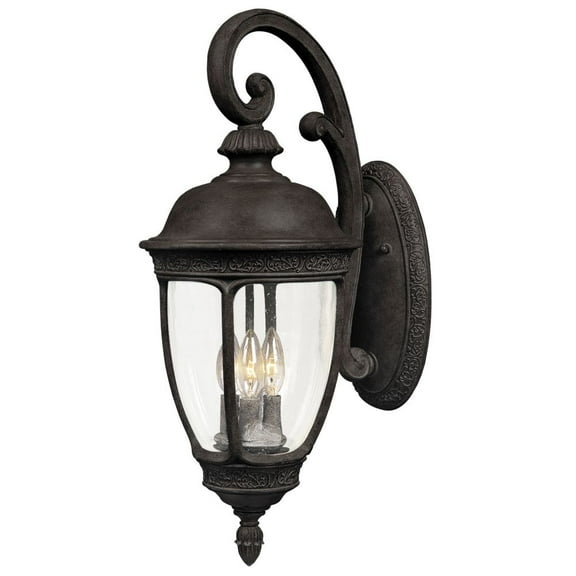 Maxim Knob Hill DC Three Light 24-Inch Outdoor Wall Light - Sienna - 3465CDSE