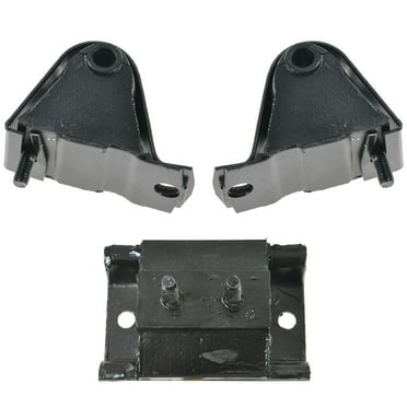 TRQ Engine Motor & Transmission Mount Kit Set of 3 for 87-95 Jeep Wrangler MTA72592 Fits select: 1989-1995 JEEP WRANGLER / YJ