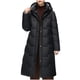 thumbnail image 2 of Parkas de manga larga para mujer, abrigo con capucha y costura ondulada para otoño e invierno, abrigo hasta la rodilla de longitud media, abrigo de manga larga para mujer, 2 of 7