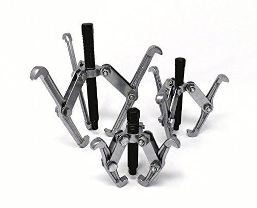 Pulleys 3 Jaw Gear Puller Set Flywheel Slide Gears 1 pc. Bearing 1 Piece Universal Removal Tool - XL Reach with 4 or 8 Position 8 Inch Puller Standard Long 