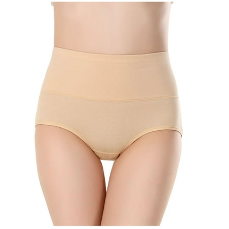 

KEJIG Stylish，Women Sexy Fashion Solid High Waist Breathable Soft Stretch Underwear Panties