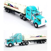 Big Daddy - Friction Powered Big Rig Semi Truck Transport Tanker Truck Toy Vehicle