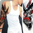 thumbnail image 4 of 8PCS Tattoo Sticker Waterproof Body Art Sticker Temporary Tattoo for Arm Back, 4 of 7