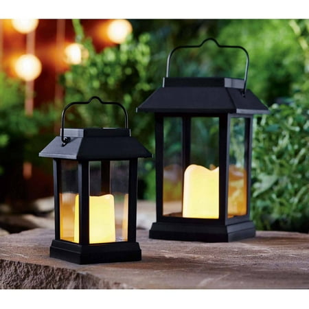 solar lantern powered mainstays walmart