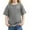 1-Grey863, variant on Kiijoy Girls Casual Pocket T Shirt Solid Basic Short Sleeve T-Shirt Undershirt, Sizes 3-12