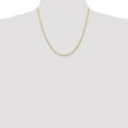 thumbnail image 4 of 14K Yellow Gold Rope Chain Necklace 20 inch 1.85 mm Diamond-cut Quadruple Lobster Clasp, 4 of 4