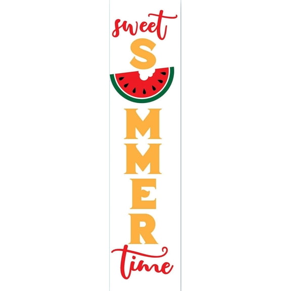 Cskhip Vintage Funny Decor Summer Welcome Sign Front Porch Farmhouse DecorFarmhouse Rustic Wood Sign 4" x 16"