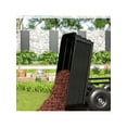 thumbnail image 7 of Black Poly Dump Cart, 4 Cu.Ft. Heavy Duty 600 LBS Garden Cart, 10" No-Flat Tires & 180° Rotating Handle, Rust-Proof Polyethylene Yard Dump Wagon For Yard, Landscaping, Gardening, Quick Release, 7 of 7