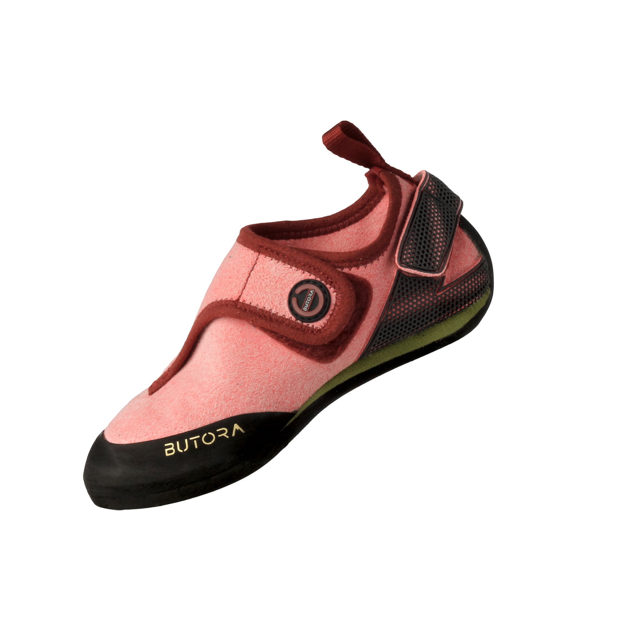 pink climbing shoes