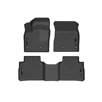 Husky Liners 95081 Weatherbeater Floor Mats Fit 2021-2025 Nissan Rogue Front/2nd Row Liners 3pc Black