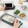 thumbnail image 6 of Clearance！Moocorvic Two-layer Lunch Box with Compartment, Leak-Proof Bento Box for & Adults, Healthy Food-Safe Lunch Container Picnic, 6 of 8