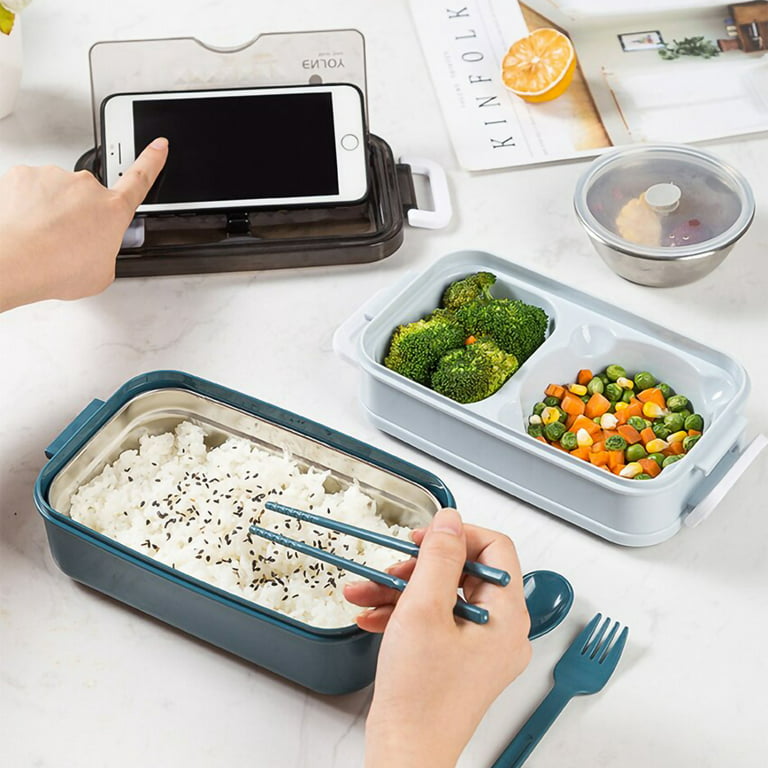 YiFudd Plastic Lunch Box Office Car Can Microwave Oven Heating