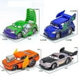 thumbnail image 2 of Cars Slug Dj Wingo Boost Drag Racing Party Sheriff Lightning Mcqueen Police Alloy Metal Diecast Car Toy For Children-KEEW, 2 of 4