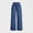 #7Dark Blue, variant on Byworldtasic Womens Jeans Womens Y2k Bow Jeans Elastic High Waisted Wide Leg Denim Pants Fashion Comfortable Casual Jeans