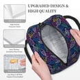 thumbnail image 3 of Salouo Cute Line Fish for Insulated Lunch Bag for Women/Men - Leakproof Cooler Tote Bag Organizer - Reusable Lunch Box for Office Picnic Hiking Beach-One Size, 3 of 6