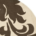 thumbnail image 4 of SAFAVIEH Martha Stewart Barcelona Floral Wool Area Rug, Molasses, 8' x 8' Round, 4 of 4